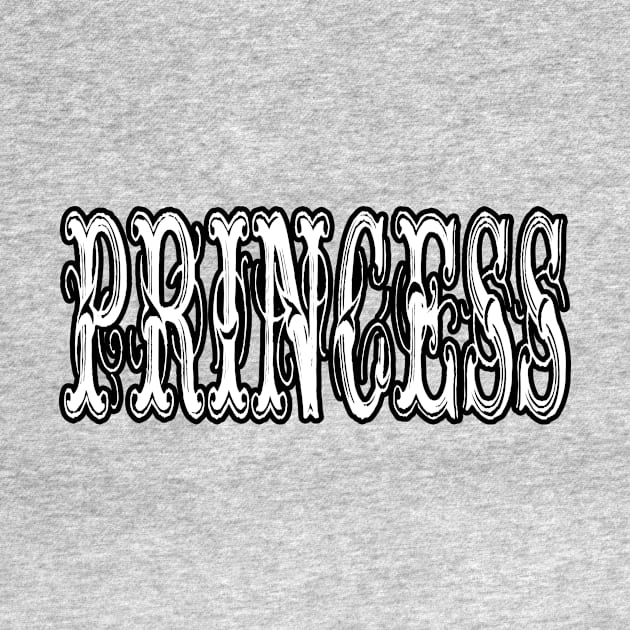 Princess Vintage Letters by artbyomega